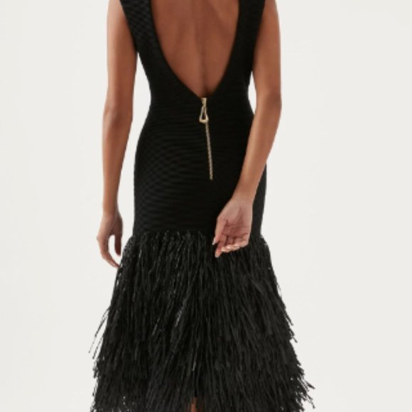 ISO Aje Rushes Raffia Dress - Picture 3 of 3